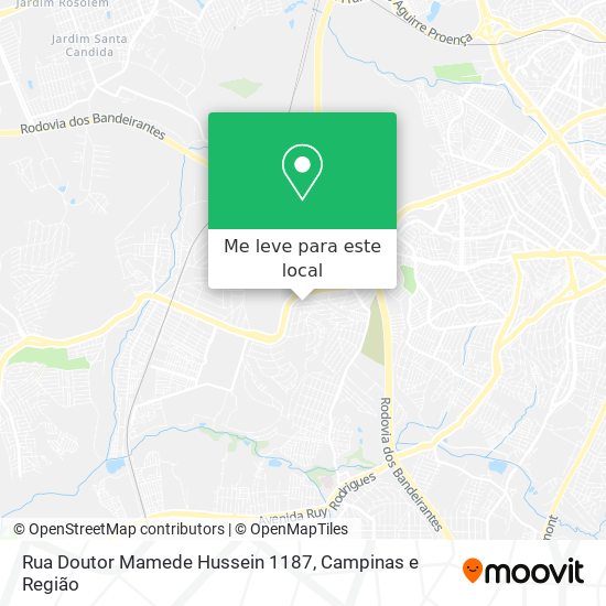 Rua Doutor Mamede Hussein 1187 mapa