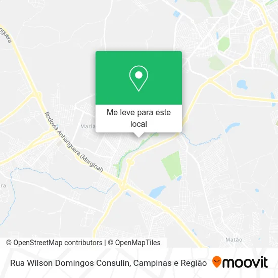 Rua Wilson Domingos Consulin mapa