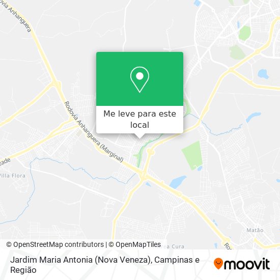 Jardim Maria Antonia (Nova Veneza) mapa