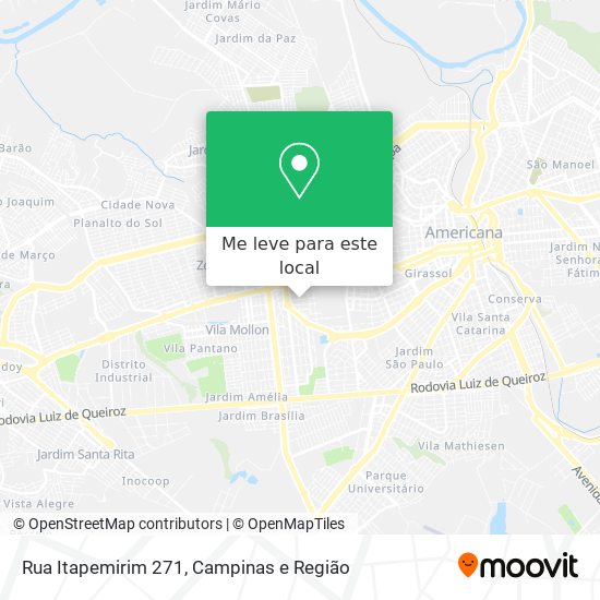 Rua Itapemirim 271 mapa