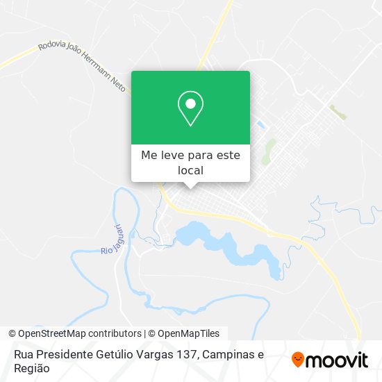 Rua Presidente Getúlio Vargas 137 mapa