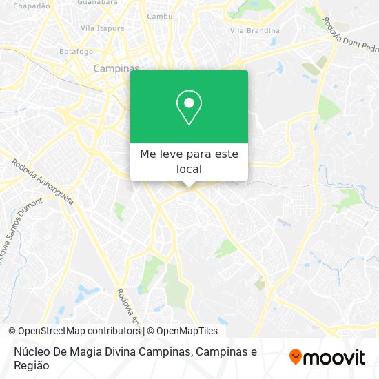 Núcleo De Magia Divina Campinas mapa