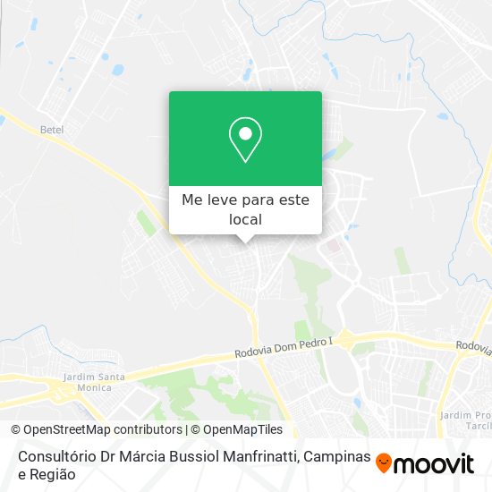 Consultório Dr Márcia Bussiol Manfrinatti mapa