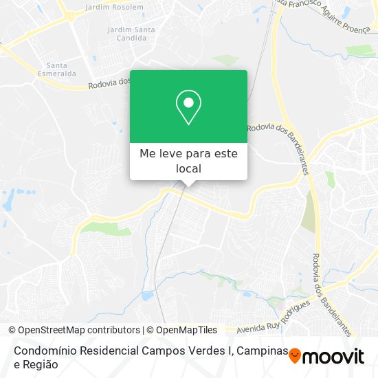 Condomínio Residencial Campos Verdes I mapa