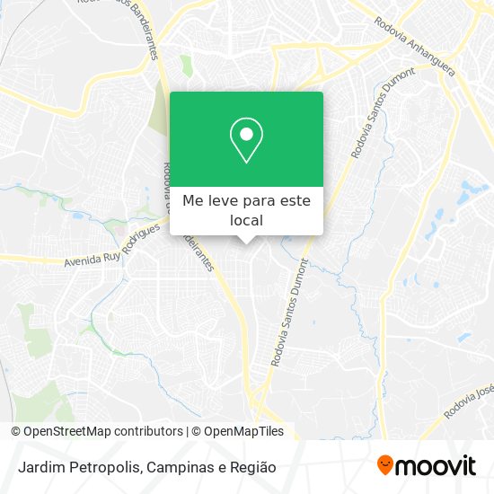 Jardim Petropolis mapa