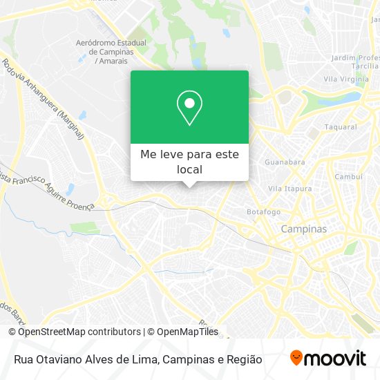 Rua Otaviano Alves de Lima mapa