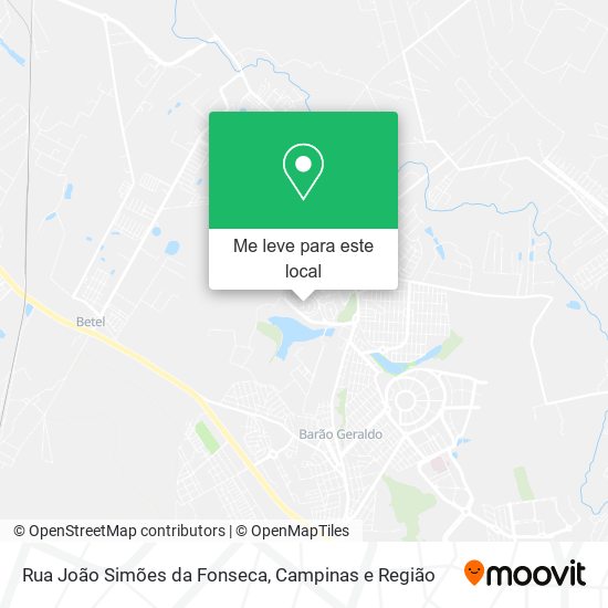 Rua João Simões da Fonseca mapa