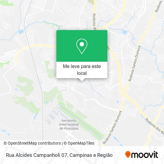 Rua Alcides Campanholi 07 mapa