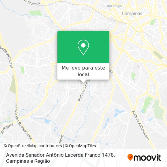 Avenida Senador Antônio Lacerda Franco 1478 mapa