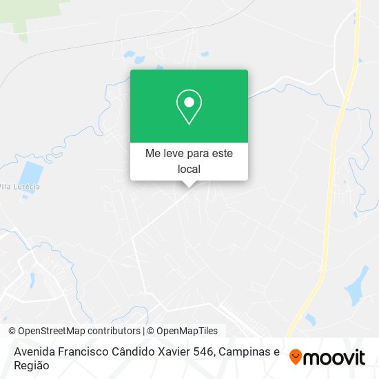 Avenida Francisco Cândido Xavier 546 mapa