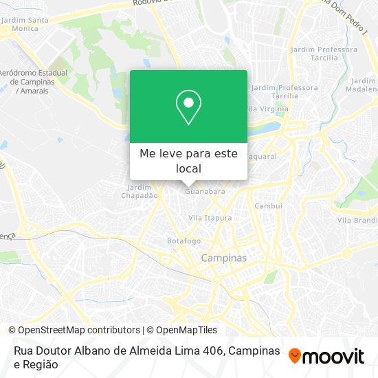 Rua Doutor Albano de Almeida Lima 406 mapa