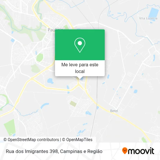 Rua dos Imigrantes 398 mapa