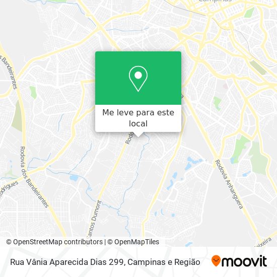 Rua Vânia Aparecida Dias 299 mapa