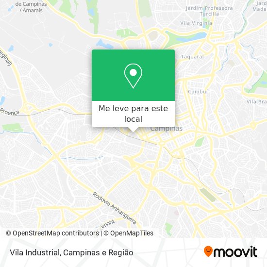 Vila Industrial mapa