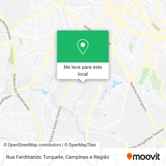 Rua Ferdinando Turquete mapa
