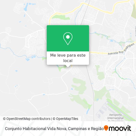 Conjunto Habitacional Vida Nova mapa