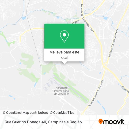 Rua Guerino Donegá 40 mapa