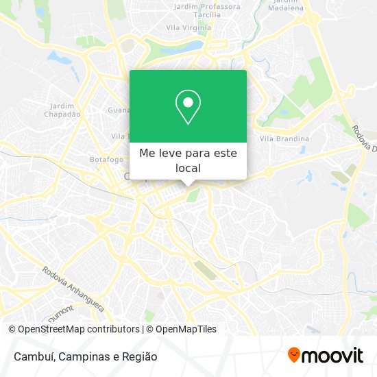 Cambuí mapa
