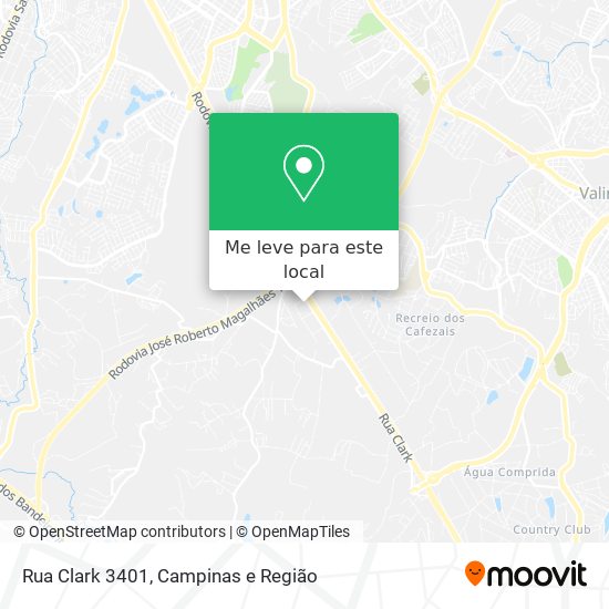 Rua Clark 3401 mapa