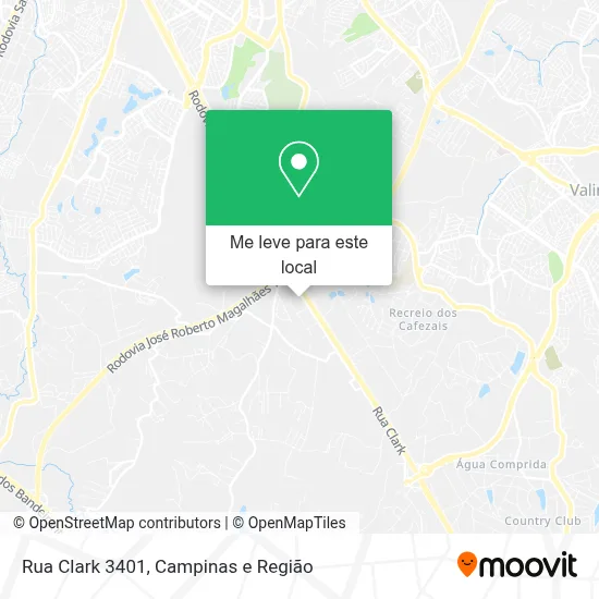 Rua Clark 3401 mapa