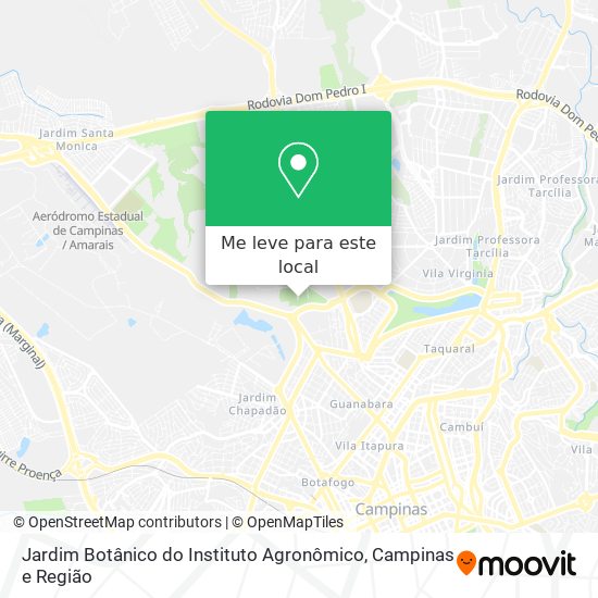 Jardim Botânico do Instituto Agronômico mapa