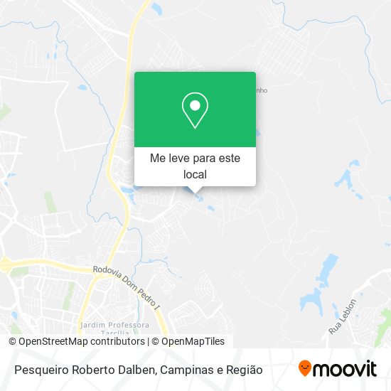 Pesqueiro Roberto Dalben mapa