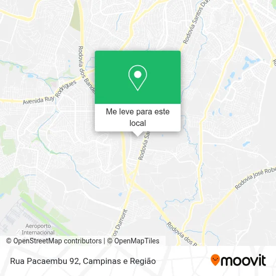 Rua Pacaembu 92 mapa