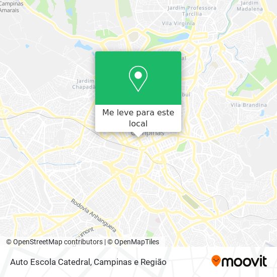 Auto Escola Catedral mapa
