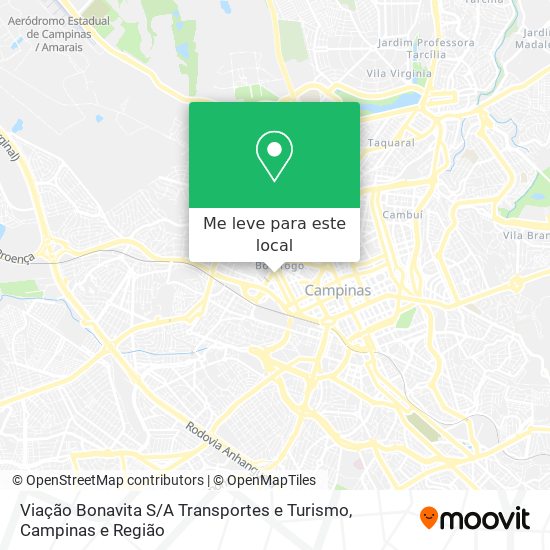 Viação Bonavita S / A Transportes e Turismo mapa