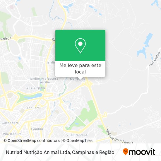 Nutriad Nutrição Animal Ltda mapa