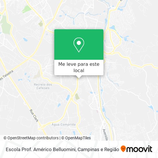 Escola Prof. Américo Belluomini mapa