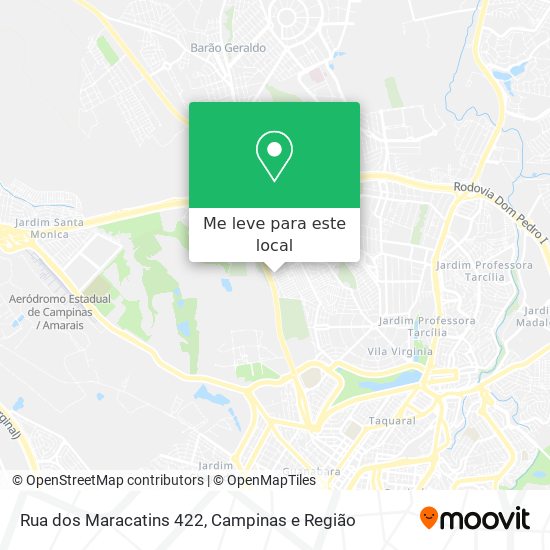 Rua dos Maracatins 422 mapa