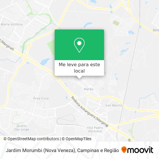 Jardim Morumbi (Nova Veneza) mapa