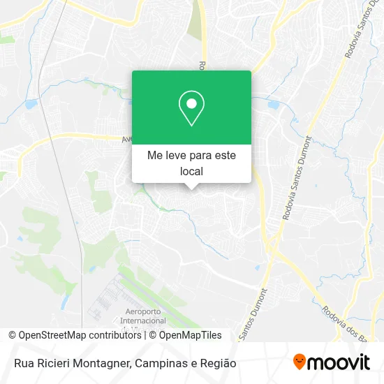 Rua Ricieri Montagner mapa