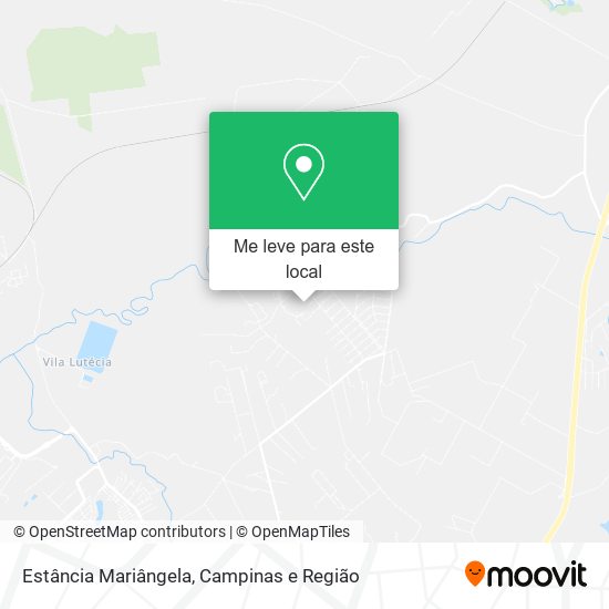 Estância Mariângela mapa