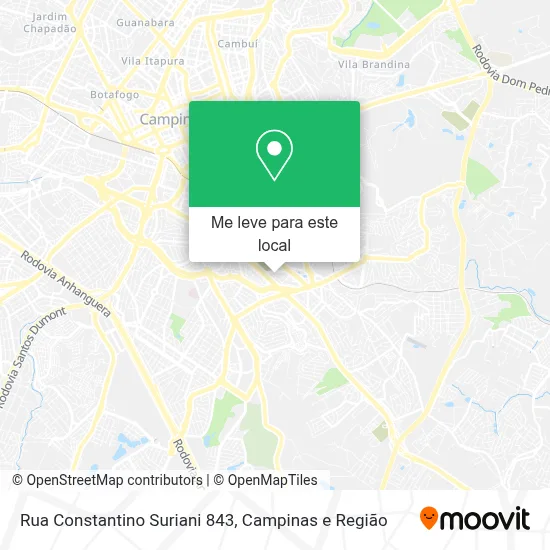 Rua Constantino Suriani 843 mapa