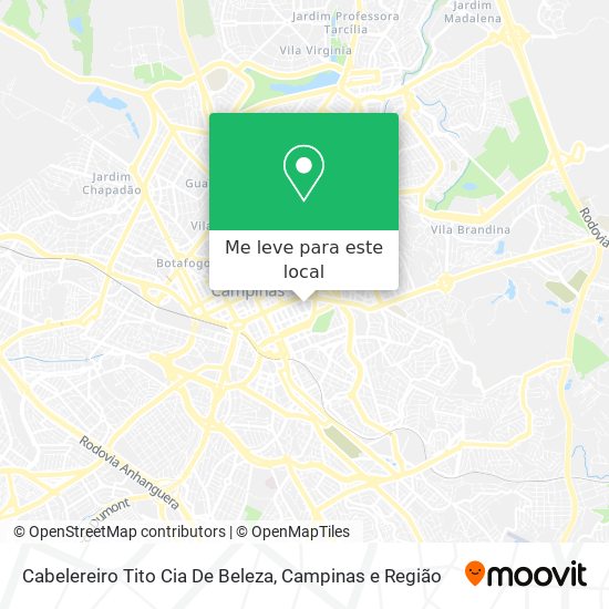 Cabelereiro Tito Cia De Beleza mapa