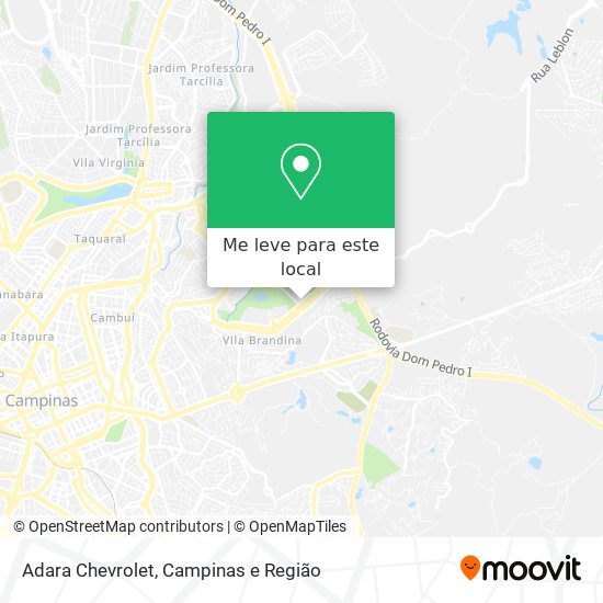 Adara Chevrolet mapa