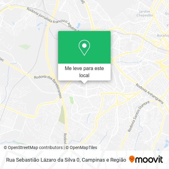 Rua Sebastião Lázaro da Silva 0 mapa