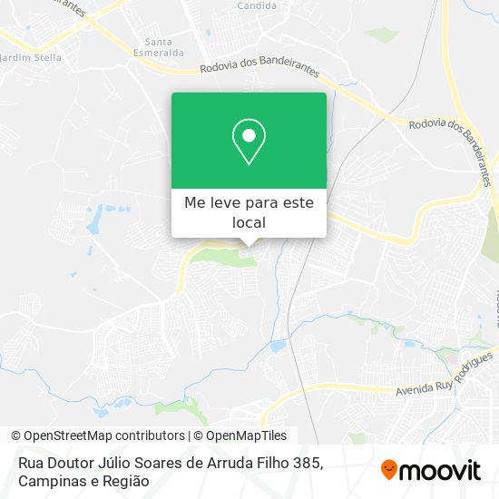 Rua Doutor Júlio Soares de Arruda Filho 385 mapa