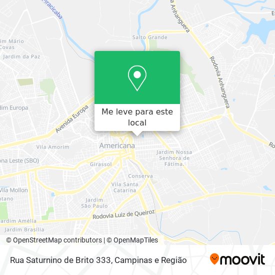 Rua Saturnino de Brito 333 mapa