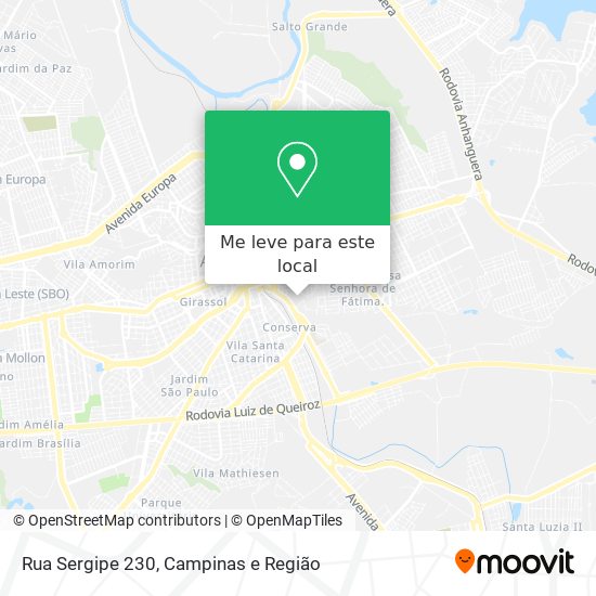 Rua Sergipe 230 mapa