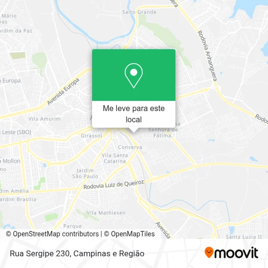 Rua Sergipe 230 mapa
