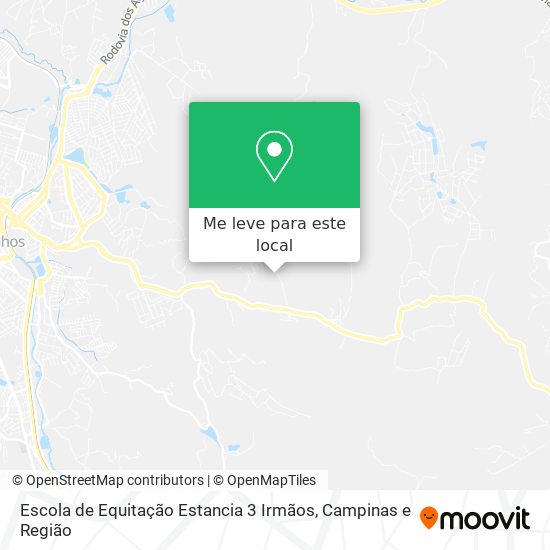 Escola de Equitação Estancia 3 Irmãos mapa