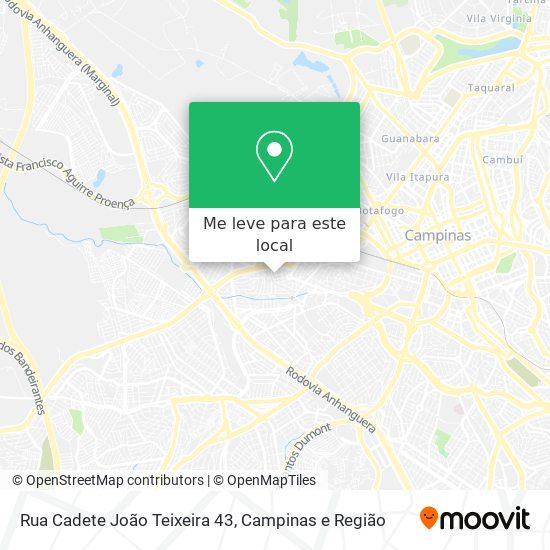 Rua Cadete João Teixeira 43 mapa