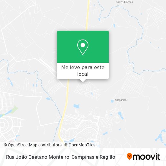 Rua João Caetano Monteiro mapa