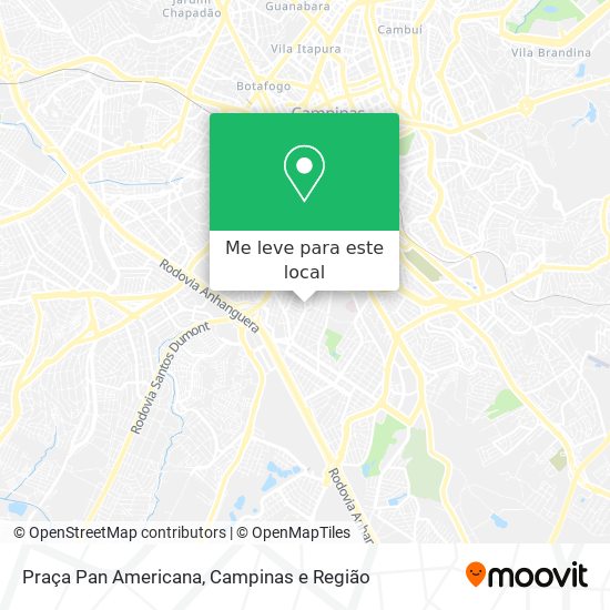 Praça Pan Americana mapa