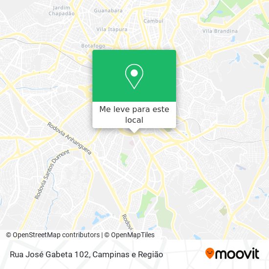 Rua José Gabeta 102 mapa