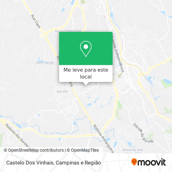Castelo Dos Vinhais mapa