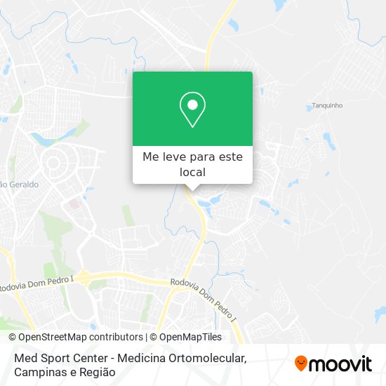 Med Sport Center - Medicina Ortomolecular mapa